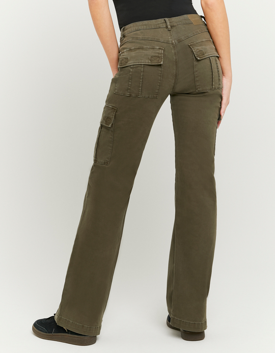 TALLY WEiJL, Pantalon Cargo Bootcut Kaki for Women