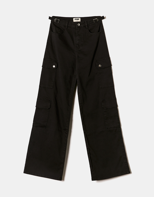 TALLY WEiJL, Pantalon large taille haute noir for Women