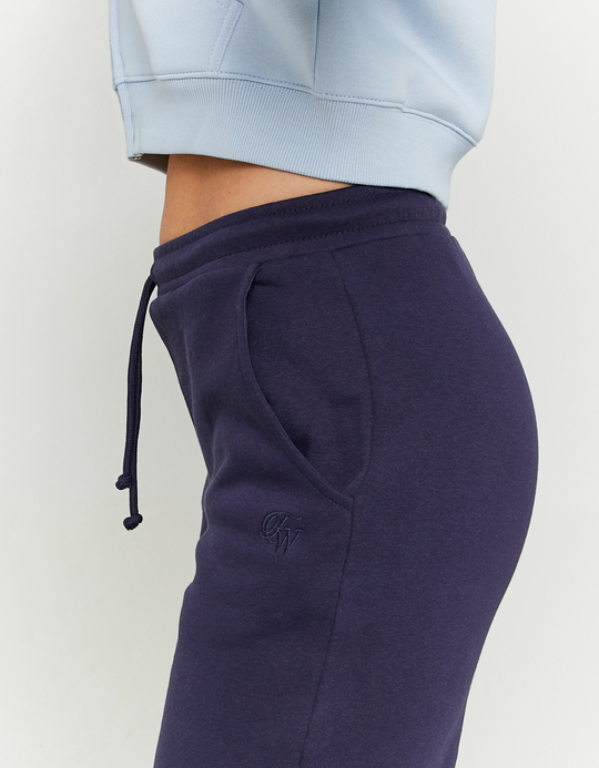 TALLY WEiJL, Blue Wide Leg Basic Joggers for Women