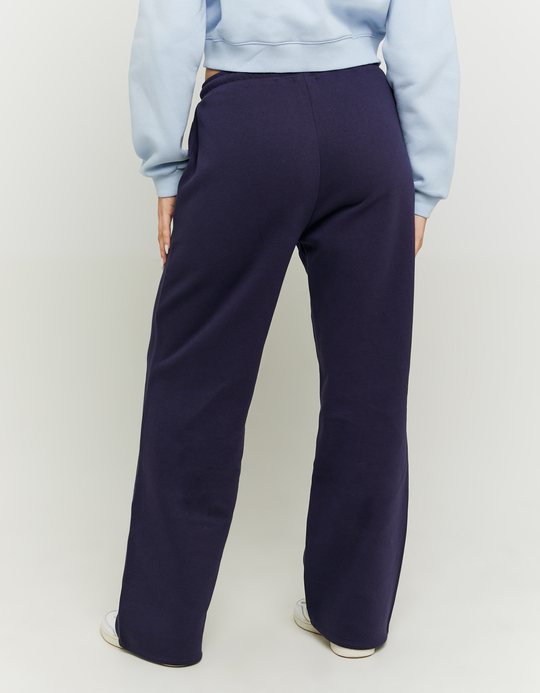 TALLY WEiJL, Blue Wide Leg Basic Joggers for Women
