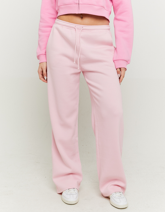 TALLY WEiJL, Pinke Wide Leg Basic Jogginghose for Women