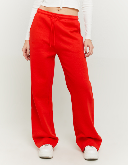 TALLY WEiJL, Pantalon Jogging Rouge à Jambes Larges for Women