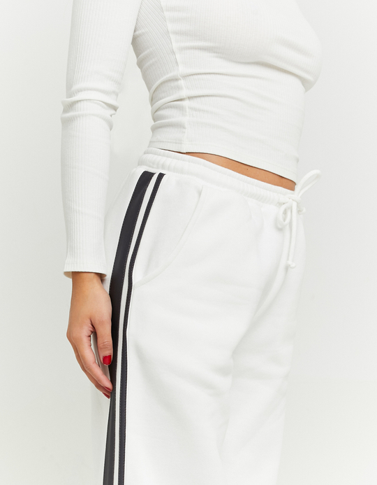TALLY WEiJL, Pantaloni Joggers Basici Bianchi for Women