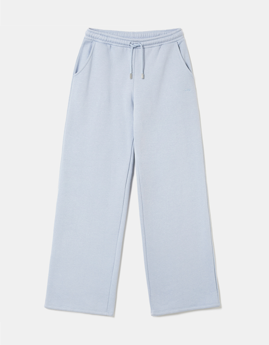 TALLY WEiJL, Light Blue Wide Leg Sweatpants for Women