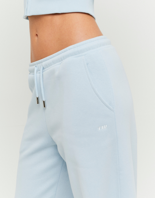 TALLY WEiJL, Niebieskie Długie Spodnie Jogger for Women