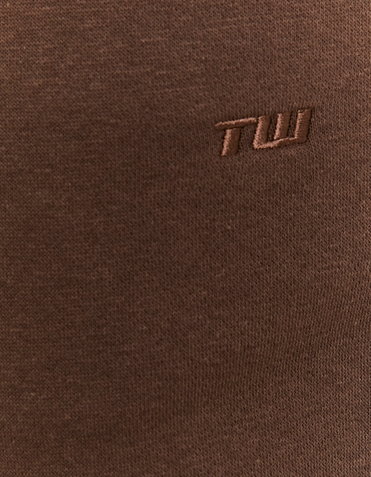 TALLY WEiJL, Pantaloni Tuta Wide Leg Brown for Women
