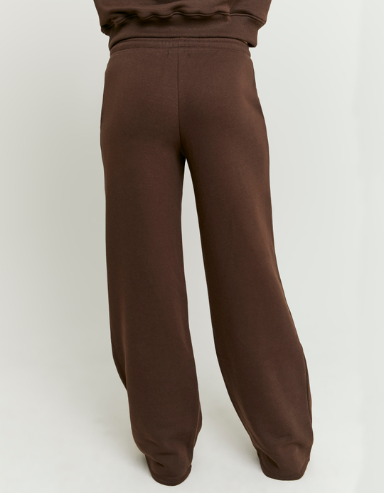 TALLY WEiJL, Pantaloni Tuta Wide Leg Brown for Women