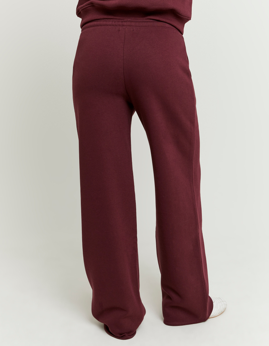 TALLY WEiJL, Burgundy Wide Leg Sweatpants for Women