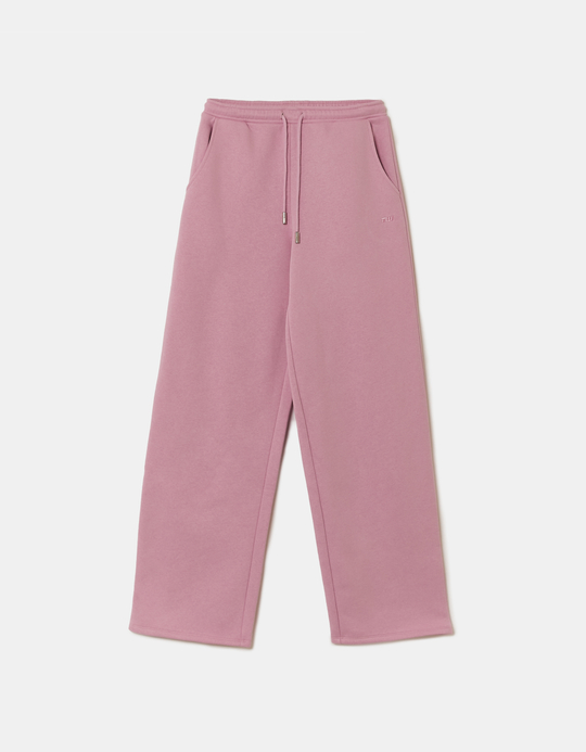 TALLY WEiJL, Pantaloni Tuta Wide Leg Pink for Women