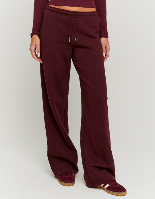 TALLY WEiJL, Burgunderfarbene lange Jogginghose for Women