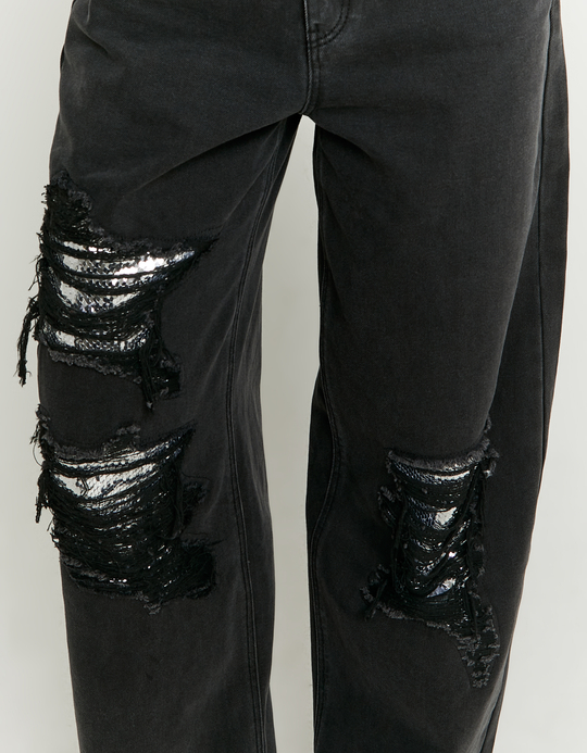 TALLY WEiJL, Baggy Jeans mit Pailletten for Women