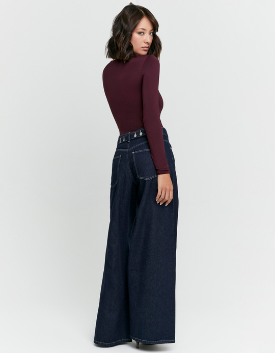 TALLY WEiJL, Blue Wide Leg Jeans for Women