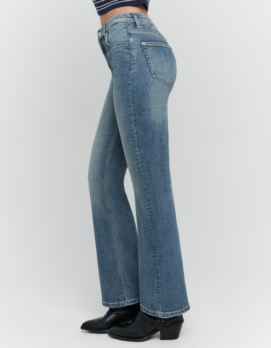 TALLY WEiJL, Light Blue Flare Jeans for Women
