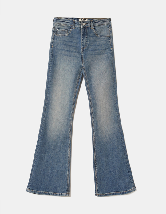 TALLY WEiJL, Light Blue Flare Jeans for Women