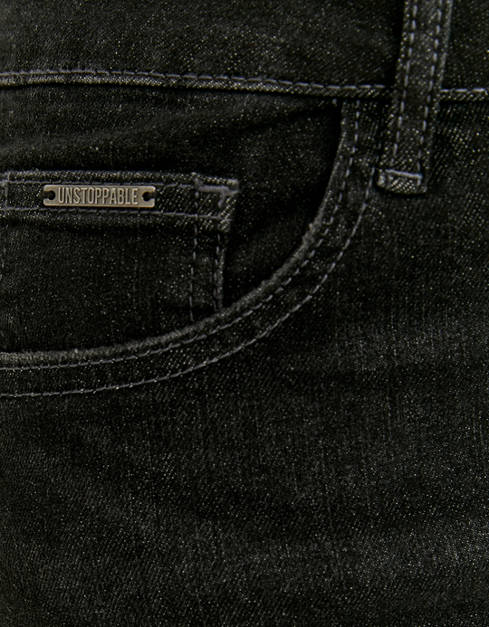 TALLY WEiJL, Jean Bootcut Noir Taille Mi-Haute for Women