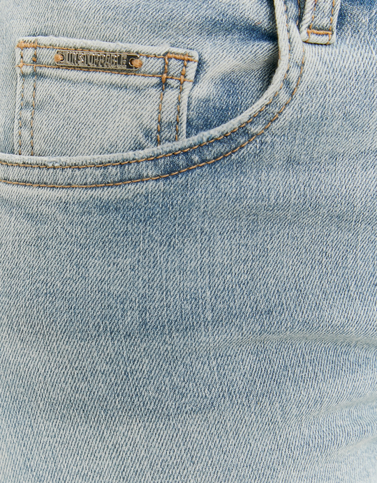 TALLY WEiJL, Blue Mid Waist Bootcut Jeans for Women