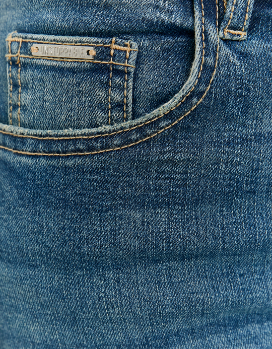 TALLY WEiJL, Blue Mid Waist Bootcut Jeans for Women