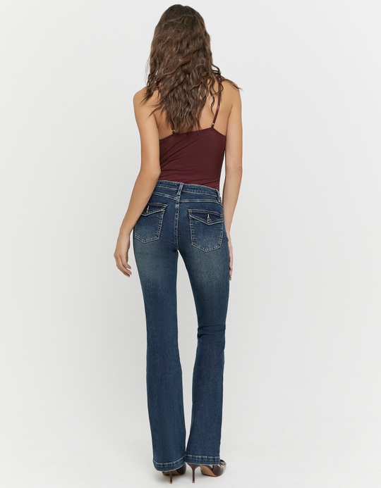 TALLY WEiJL, Jean Bootcut Bleu for Women