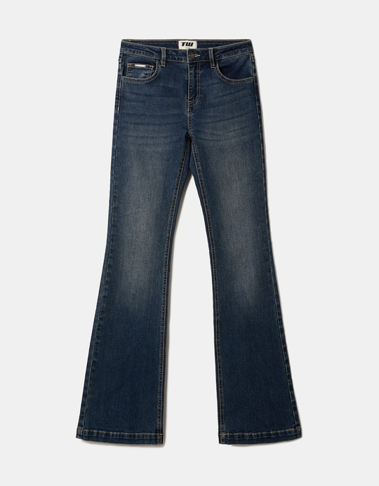 TALLY WEiJL, Jean Bootcut Bleu for Women