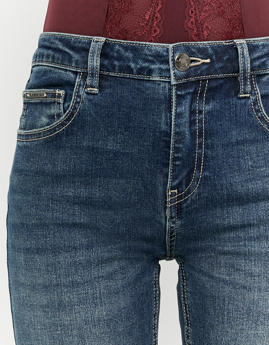 TALLY WEiJL, Jean Bootcut Bleu for Women