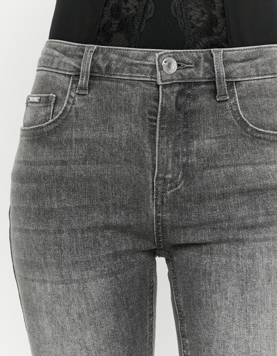 TALLY WEiJL, Jean Bootcut Gris for Women