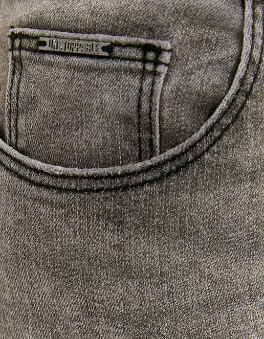 TALLY WEiJL, Grey Mid-Waist Bootcut Jeans for Women