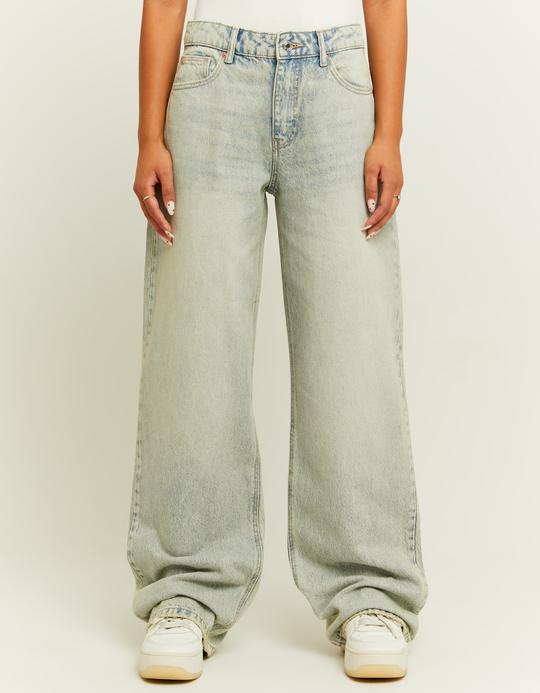TALLY WEiJL, Jeans Wide Leg a Vita Alta for Women