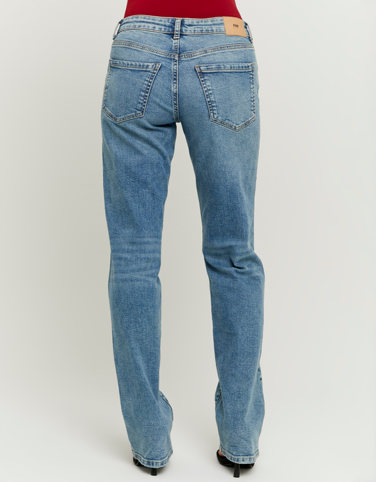 TALLY WEiJL, Blue Mid Waist Slim Jeans for Women