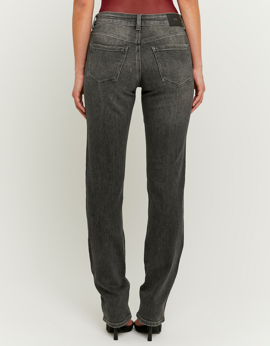 TALLY WEiJL, Grey Mid Waist Slim Jeans for Women