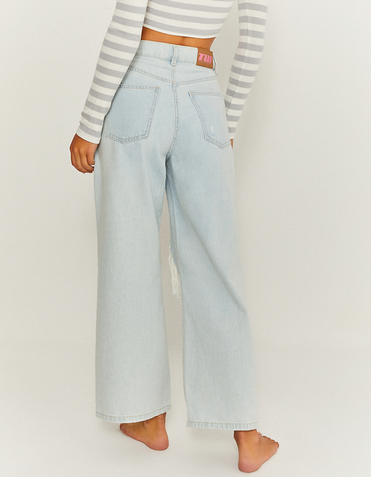 TALLY WEiJL, Cropped Wide Leg Jeans for Women