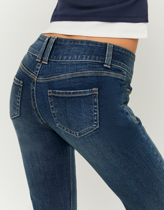 TALLY WEiJL, Blue Low Waist Flare Jeans for Women