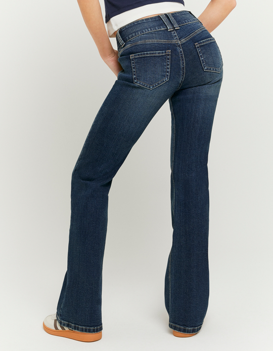 TALLY WEiJL, Blue Low Waist Flare Jeans for Women