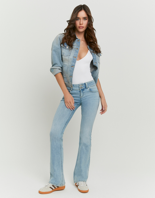 TALLY WEiJL, Blue Flare Jeans for Women
