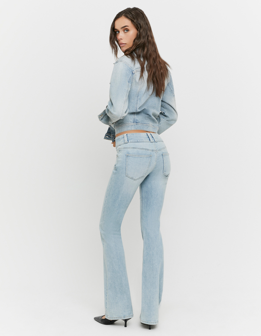 TALLY WEiJL, Blue Flare Jeans for Women