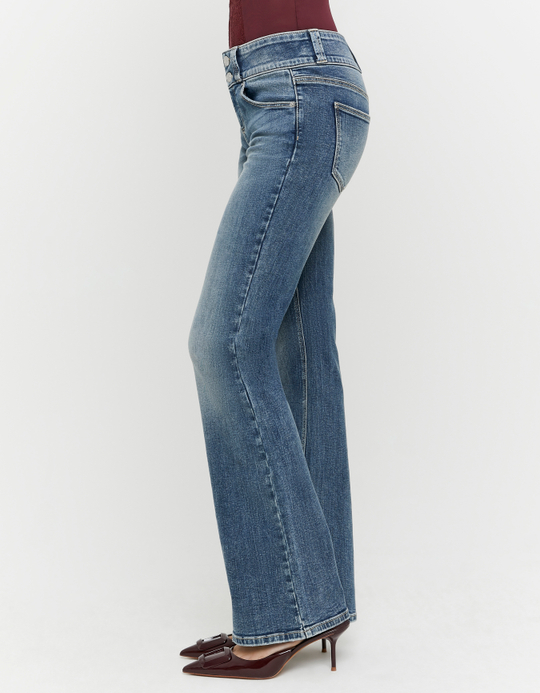 TALLY WEiJL, Blue Flare Jeans for Women