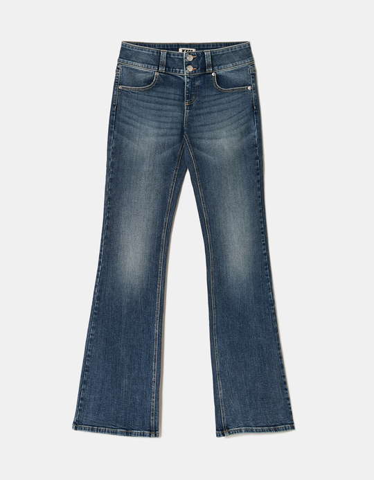 TALLY WEiJL, Blue Flare Jeans for Women