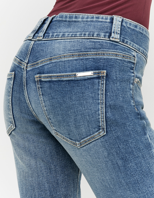 TALLY WEiJL, Blue Flare Jeans for Women