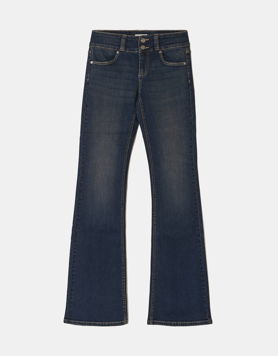 TALLY WEiJL, Blue Low Waist Flare Jeans for Women