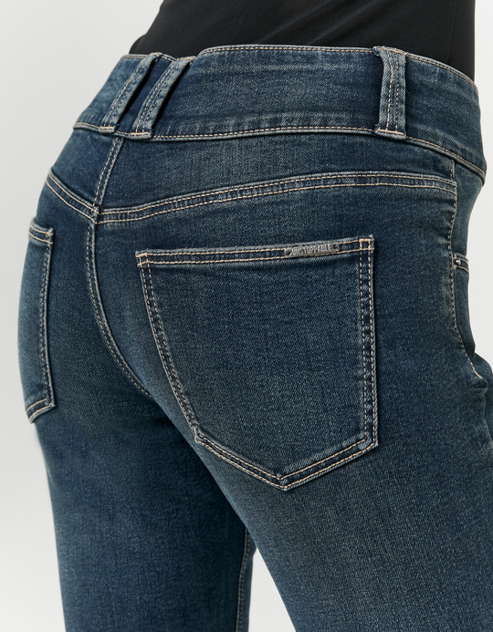 TALLY WEiJL, Blue Low Waist Flare Jeans for Women