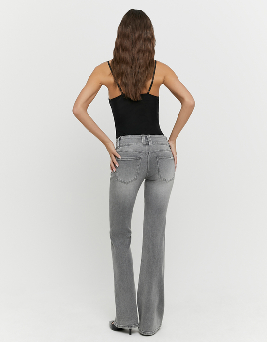 TALLY WEiJL, Graue Flared Jeans for Women