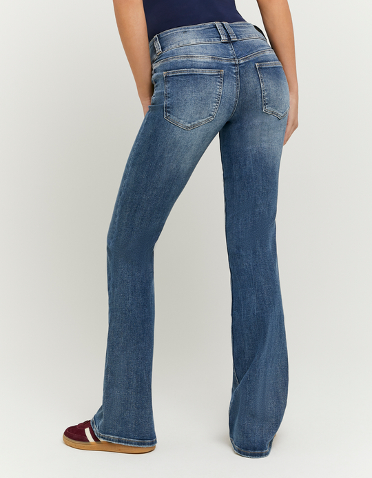 TALLY WEiJL, Blue Low-Waist Flare Jeans for Women