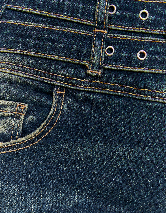 TALLY WEiJL, Blue Mid Waist Flare Jeans for Women