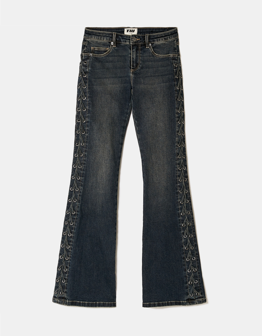 TALLY WEiJL, Blaue Bootcut Jeans for Women