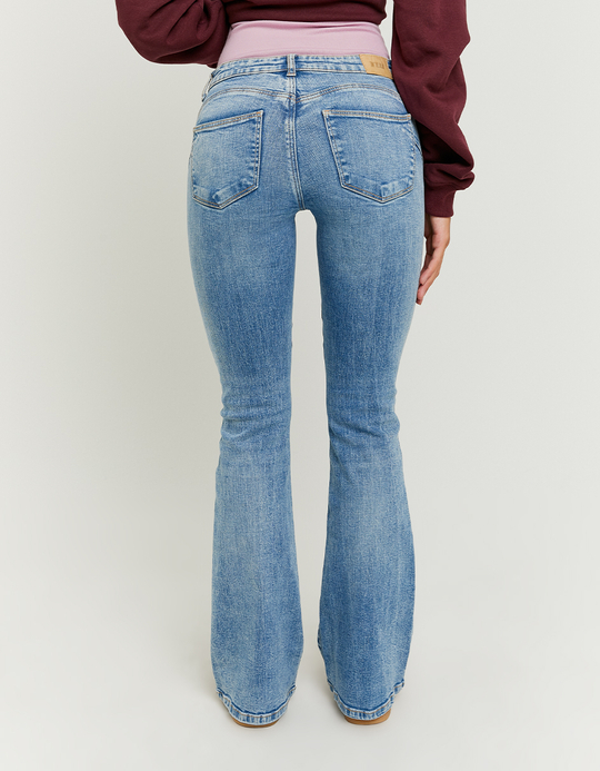 TALLY WEiJL, Hellblaue Push-Up-Flare-Jeans for Women