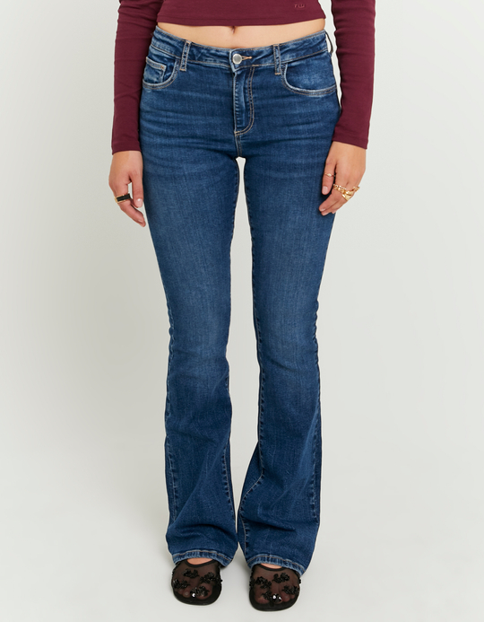 TALLY WEiJL, Blue Push Up Flare Jeans for Women
