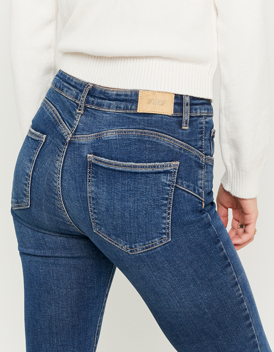 TALLY WEiJL, Blue Push Up Flare Jeans for Women