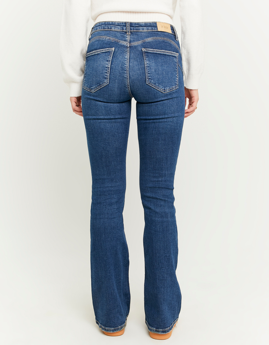 TALLY WEiJL, Blue Push Up Flare Jeans for Women