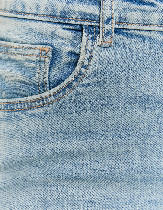TALLY WEiJL, Jean Flare Taille Mi-Haute Bleu for Women
