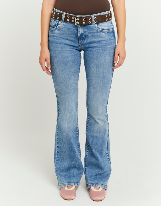 TALLY WEiJL, Blue Push Up Flare Jeans for Women