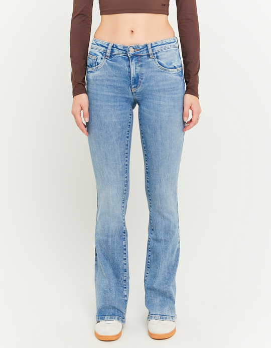 TALLY WEiJL, Blue Push Up Flare Jeans for Women